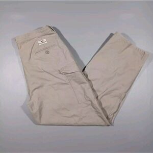 Polo‎ Jeans Co Pants Mens 38x32 Khaki Cargo Loose Fit Vintage